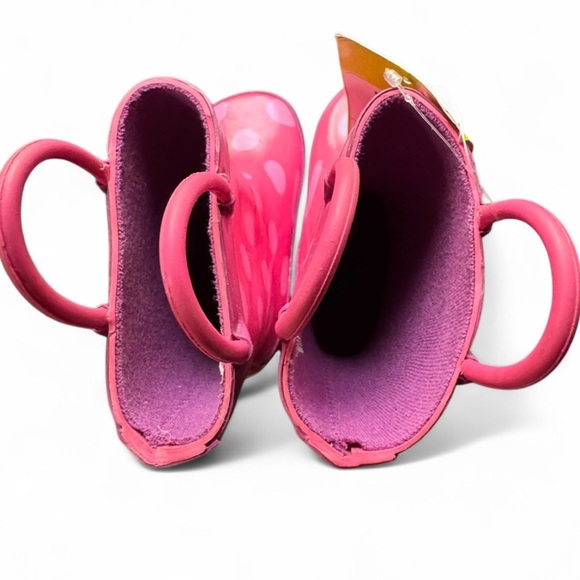 Western Chief Pink and Purple Rain & Snow Boots with Pull-On Handles toddler 6 - Picture 5 of 6